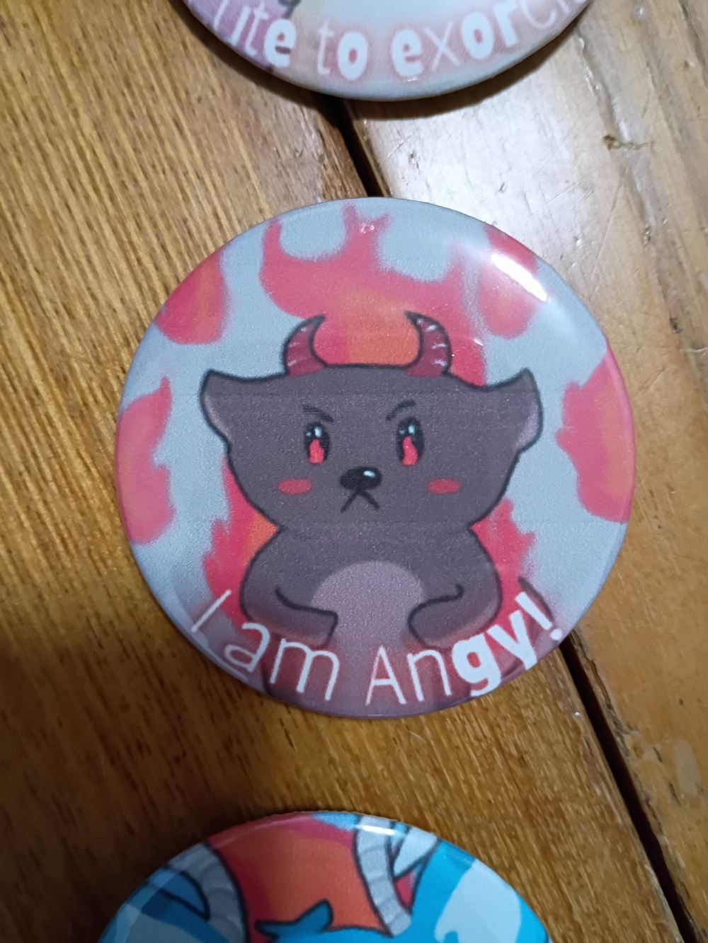 Angry Animals - Sea Otter Button